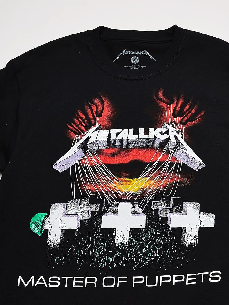 Amazon.com: Metallica Men's Master of Puppets T-Shirt Small